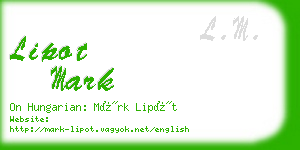 lipot mark business card